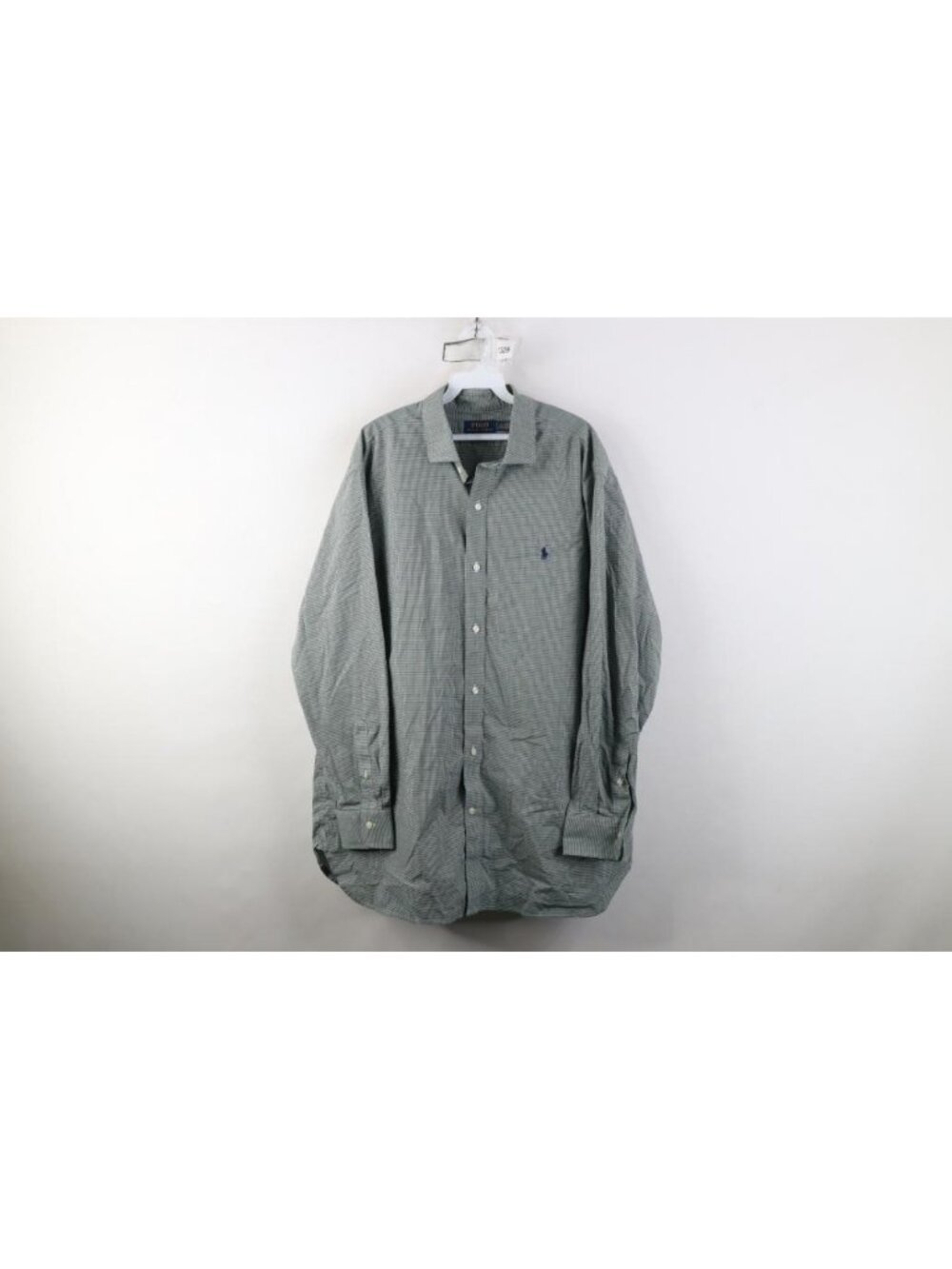 Vtg Y2K Ralph Lauren Mens XL 18 34/35 Classic Fit Collared Button Shirt Plaid
